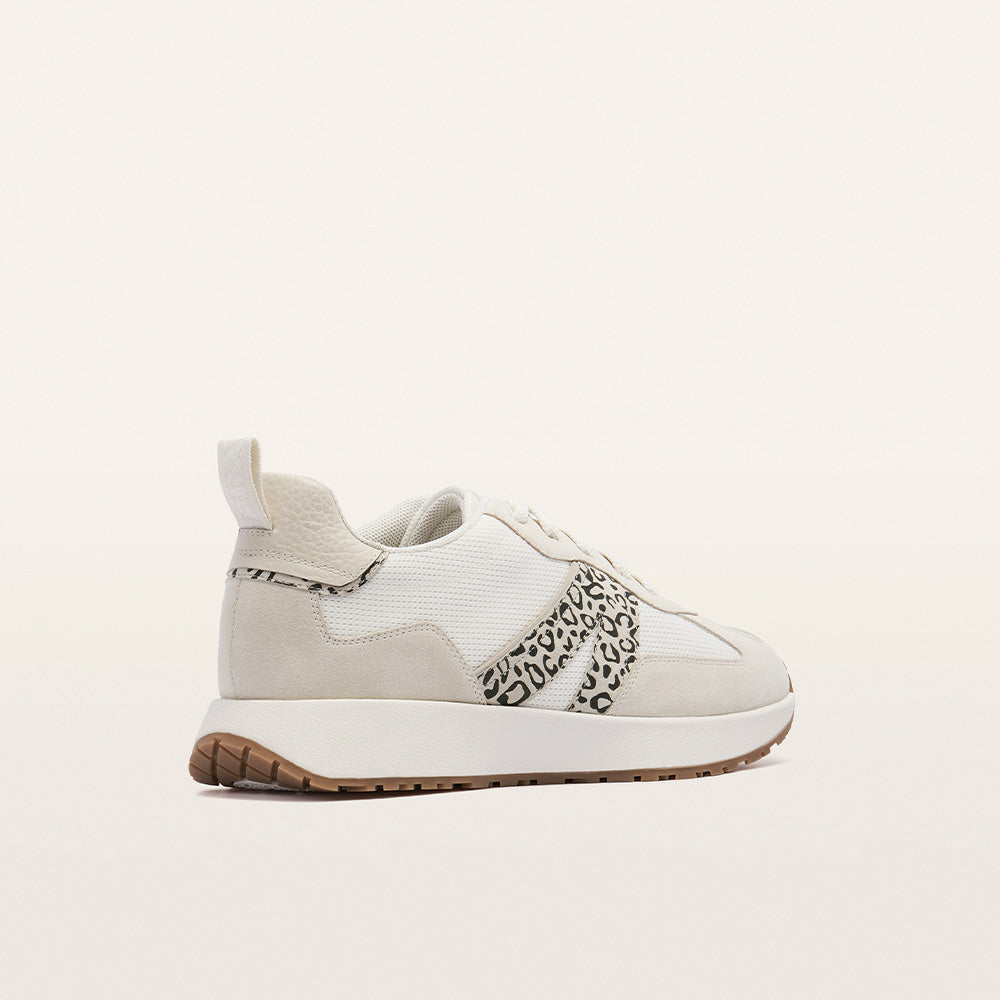 Axel II - White/Leopard Sneakers