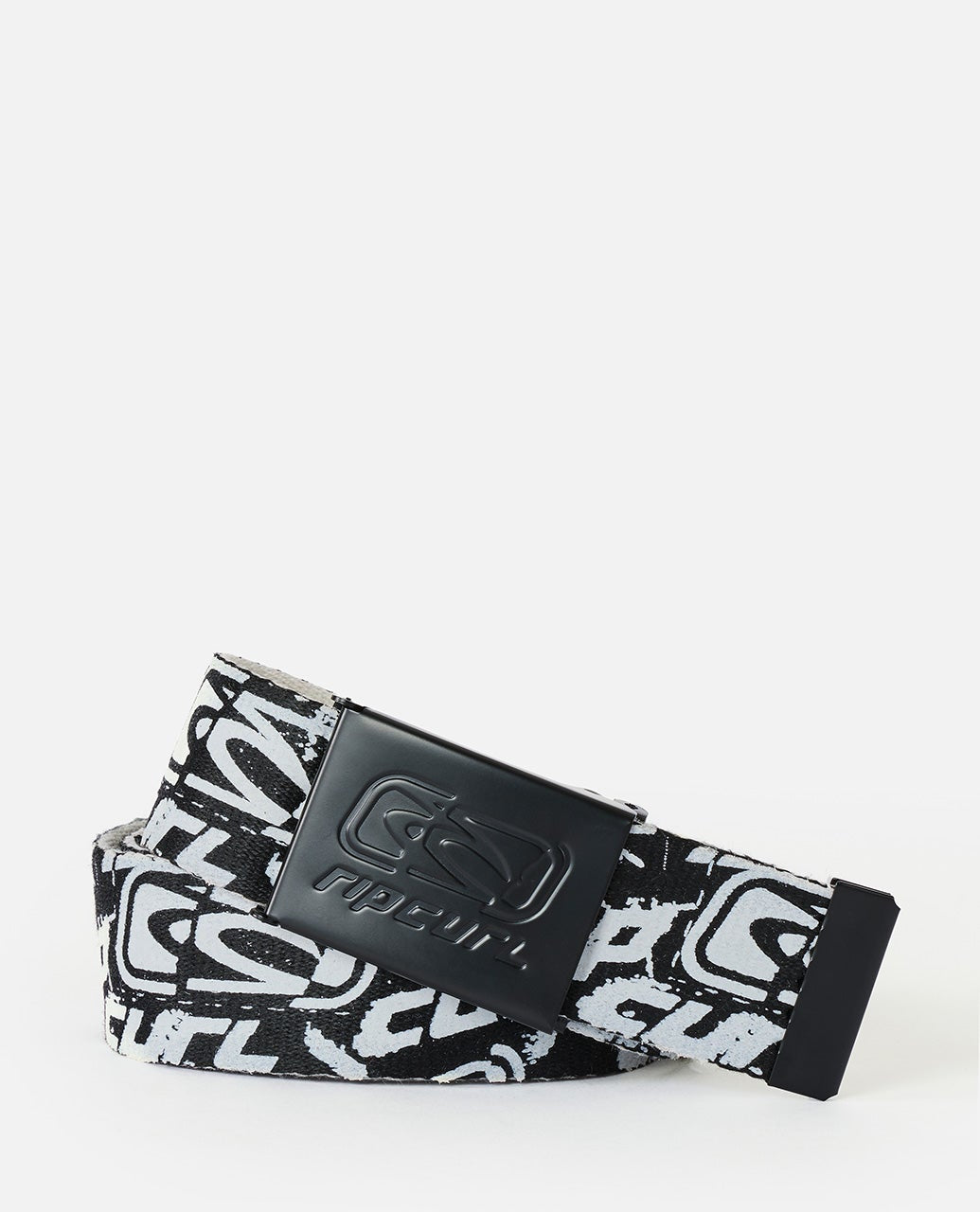 Rip Curl Archive Revo Webbing Belt in Black and White