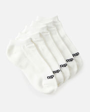 Ankle Sock 5Pk - White - Catani Clothing