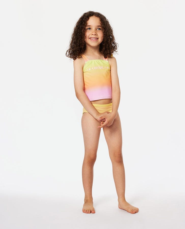 Rip Curl Sunkissed Dreams Tankini - Girl - Hot Pink (view 3)