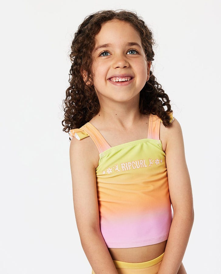 Rip Curl Sunkissed Dreams Tankini - Girl - Hot Pink (view 4)