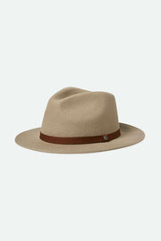Messer Packable Fedora - Timberwolf / Light Brown - Catani Clothing