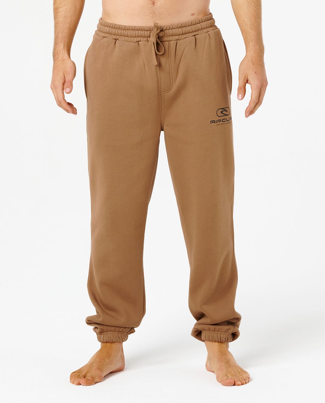 Rip Curl Icons of Surf Trackpant in mocha - front