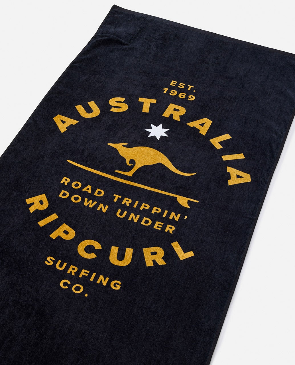 Rip Curl Sunstash Beach Towel - Black / Gold (view 3)