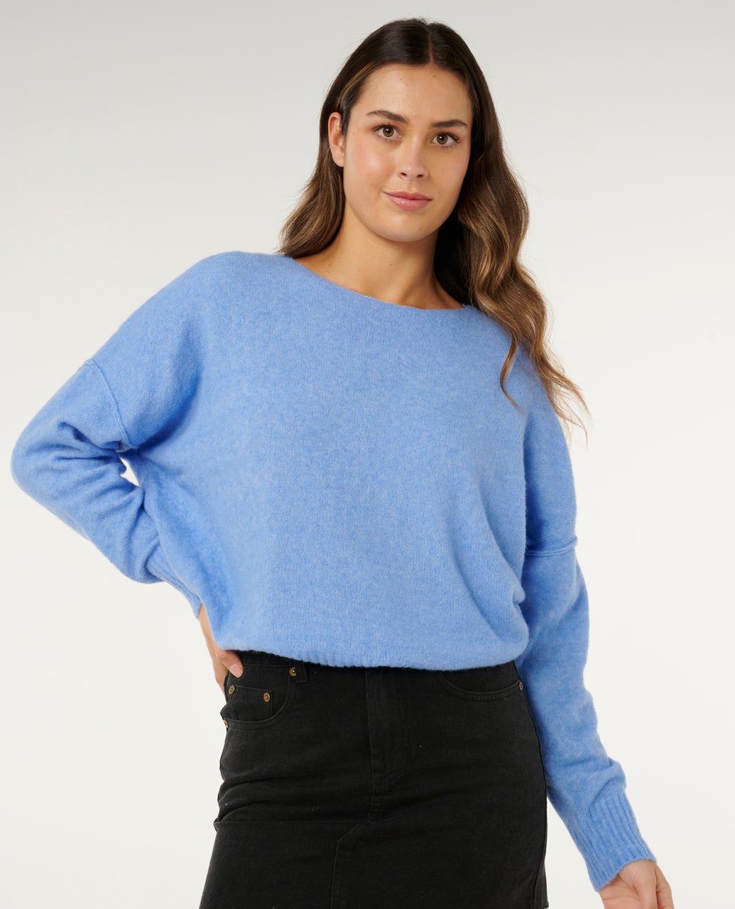 Emily Sweater - Cornflower Blue - Catani Clothing