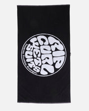 Logos Beach Towel - Black - Catani Clothing