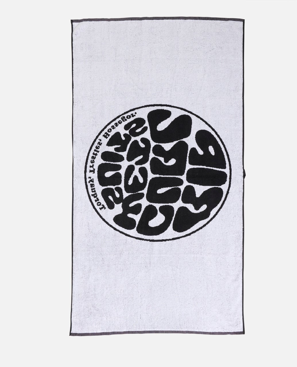 Rip Curl Logos Beach Towel - Black (view 4)