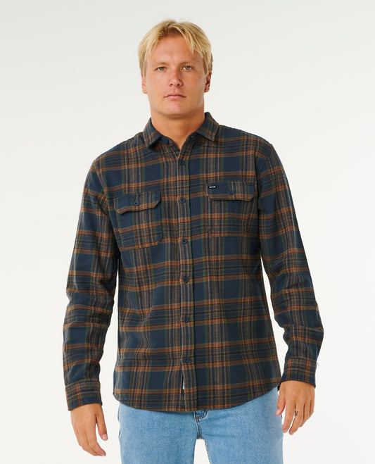 Griffin Flannel Shirt - Dark Blue