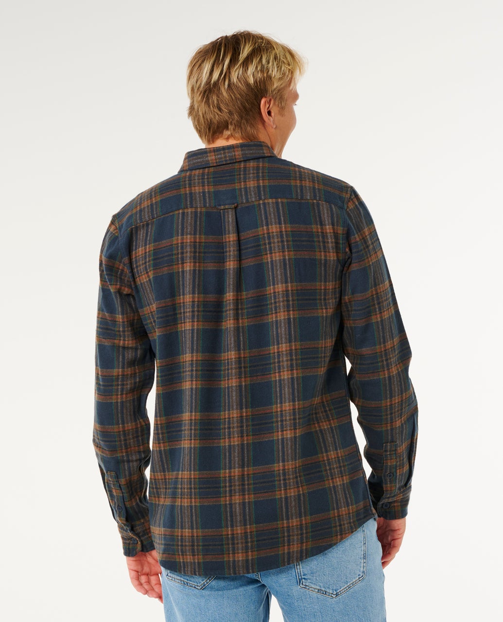 Classic Surf Griffin Flannel - Dark Blue - Catani Clothing