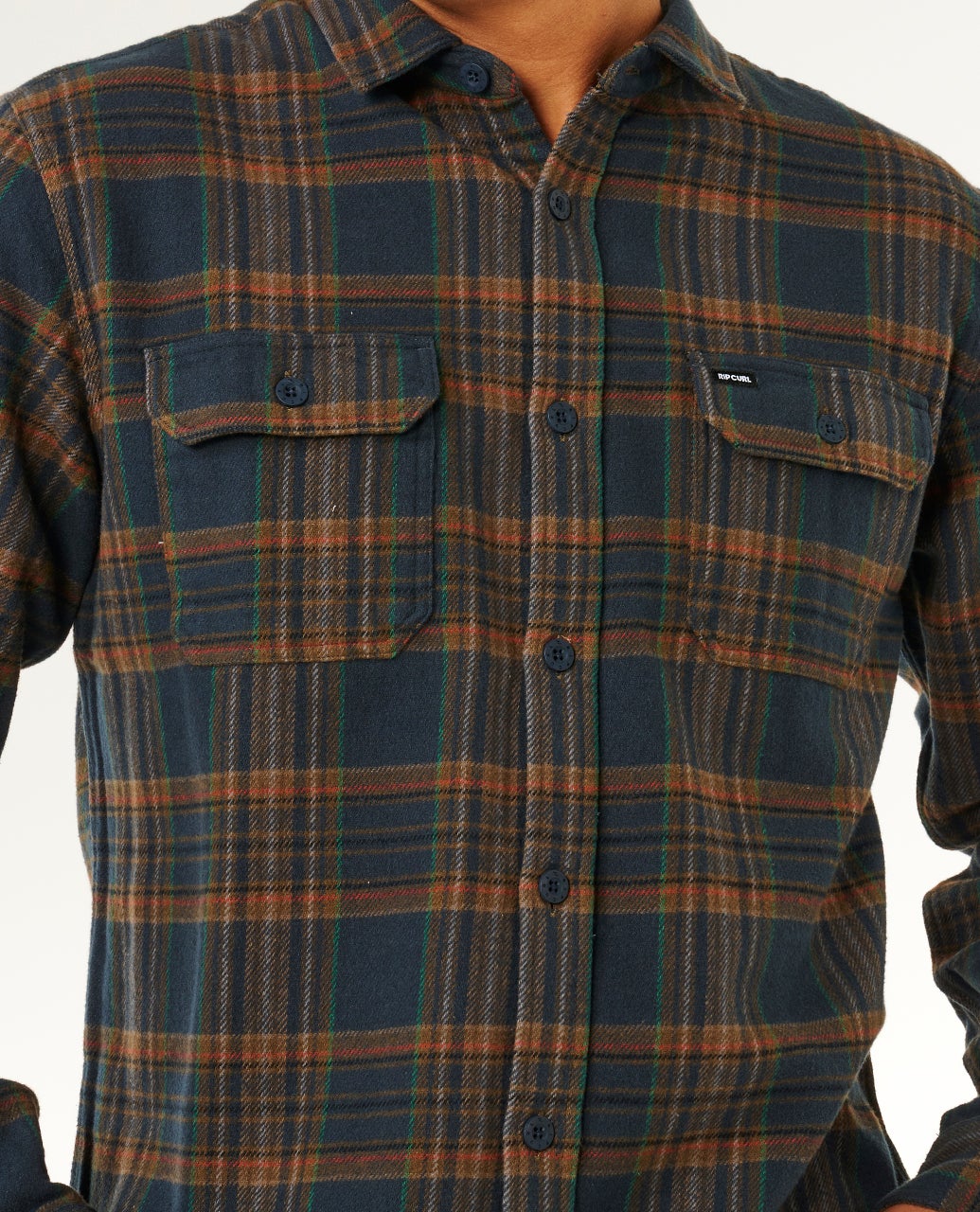 Classic Surf Griffin Flannel - Dark Blue - Catani Clothing