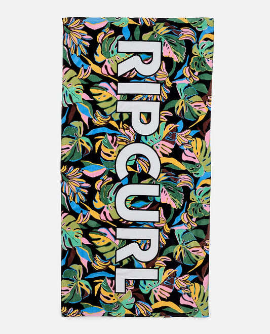 Mixed Towel - Black / Green