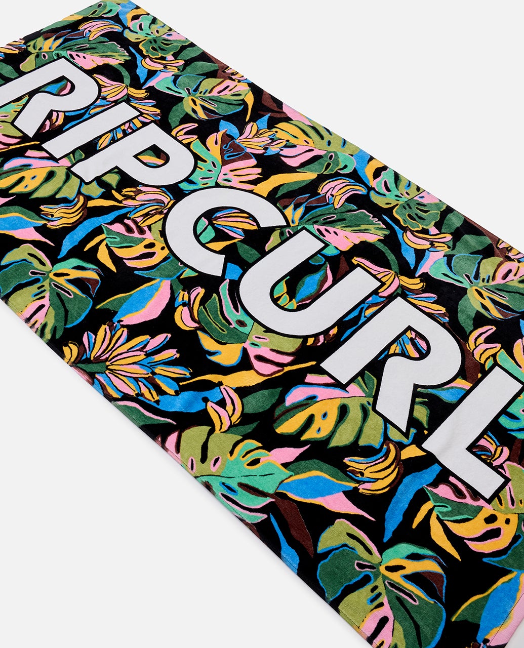 Rip Curl Mixed Towel - Black / Green (view 3)