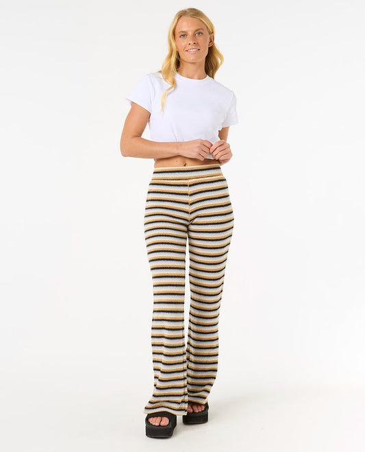 Bobbi Stripe Pant - Tan
