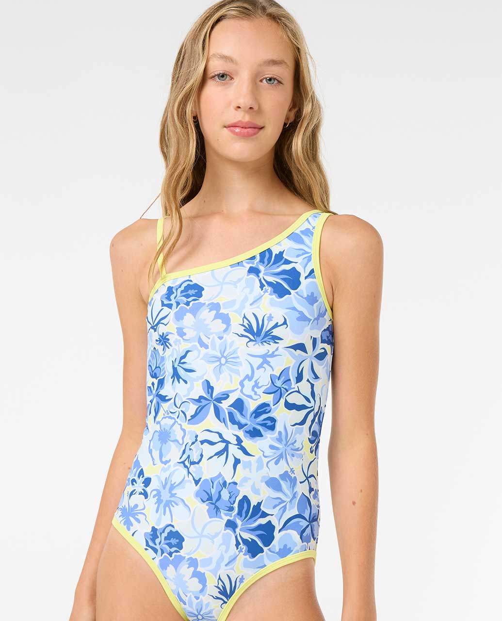 Island Bliss One Piece - Girl - Dark Blue