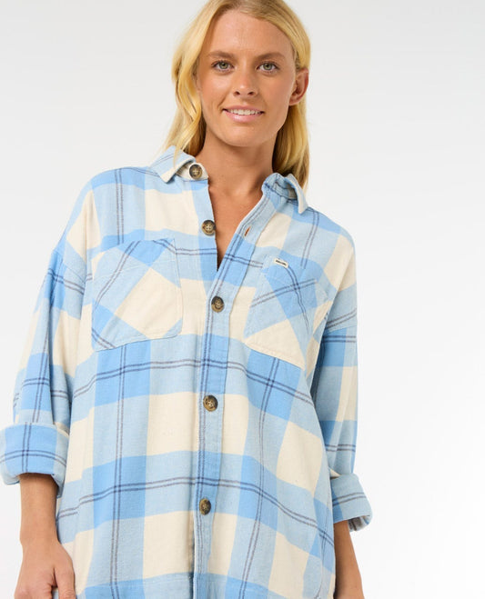 La Isla Flannel Shirt - Blue