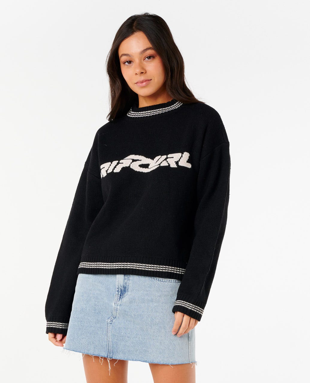 Neon Diamond Knit - Black