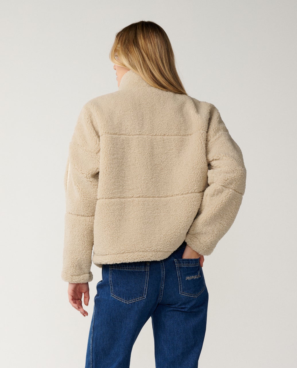 Cala Nights Sherpa Jacket - Natural - Catani Clothing