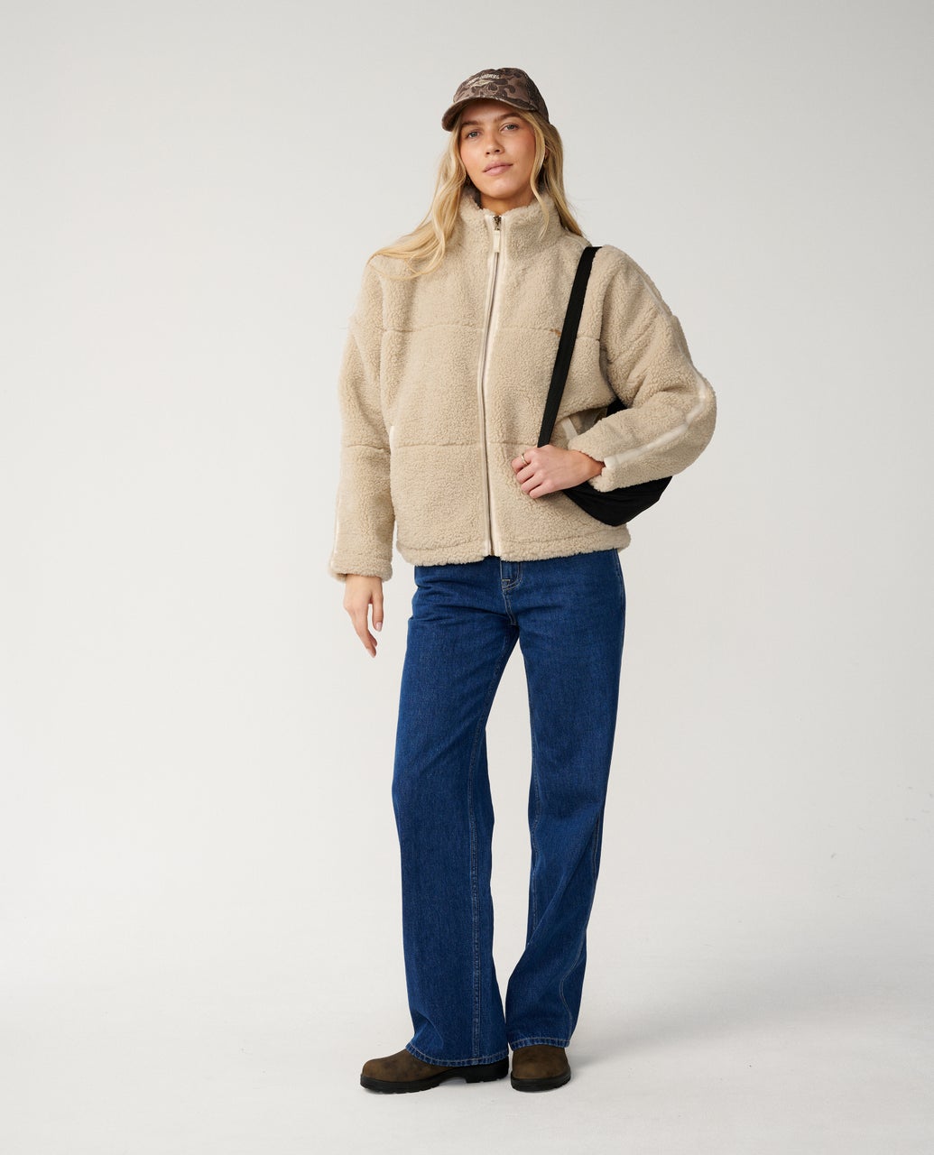 Cala Nights Sherpa Jacket - Natural - Catani Clothing