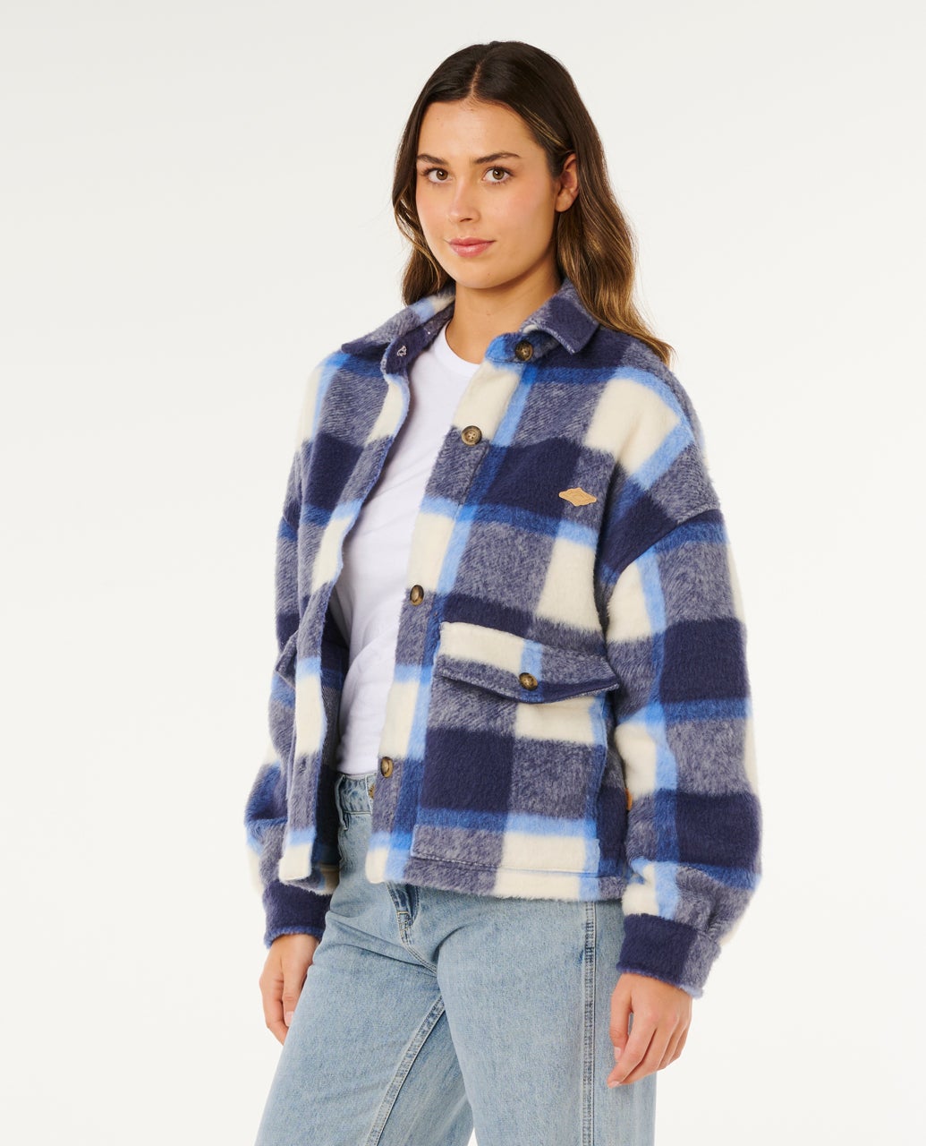 Cala Nights Check Jacket - Blue - Catani Clothing