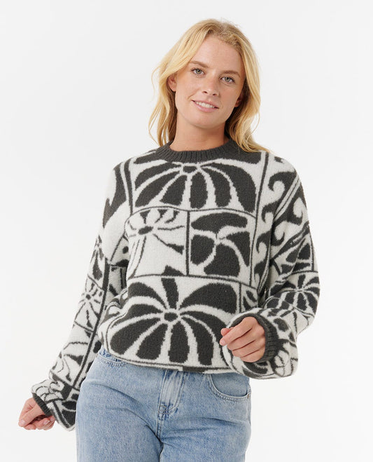 Artist of The Search - Ty Williams Jacquard Crew - Black