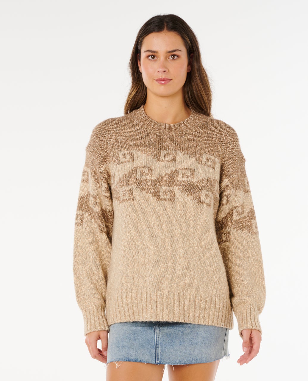 Pacific Coast Sweater - Brown - Catani Clothing