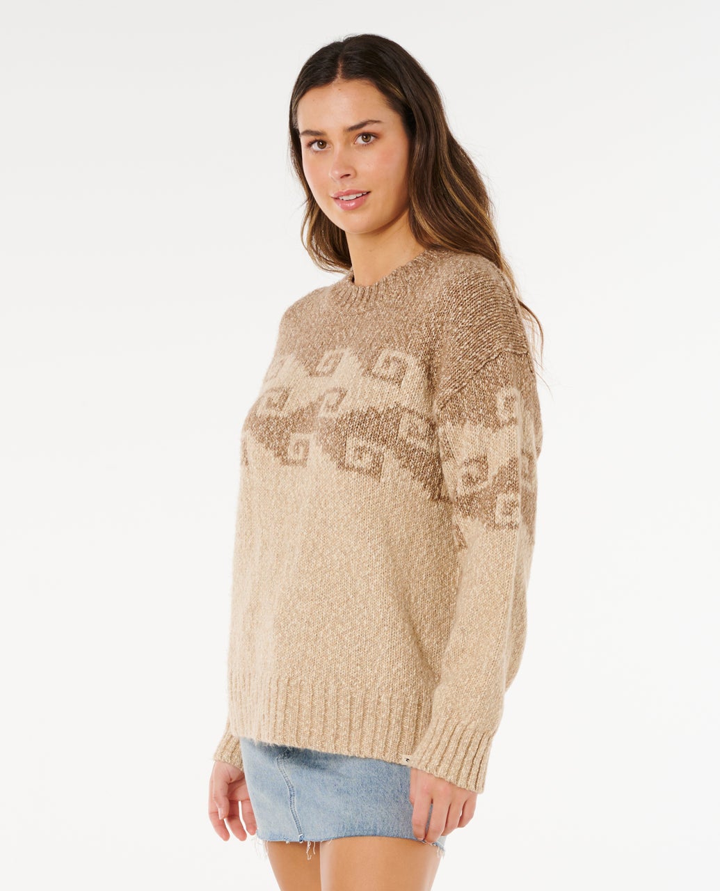Pacific Coast Sweater - Brown - Catani Clothing