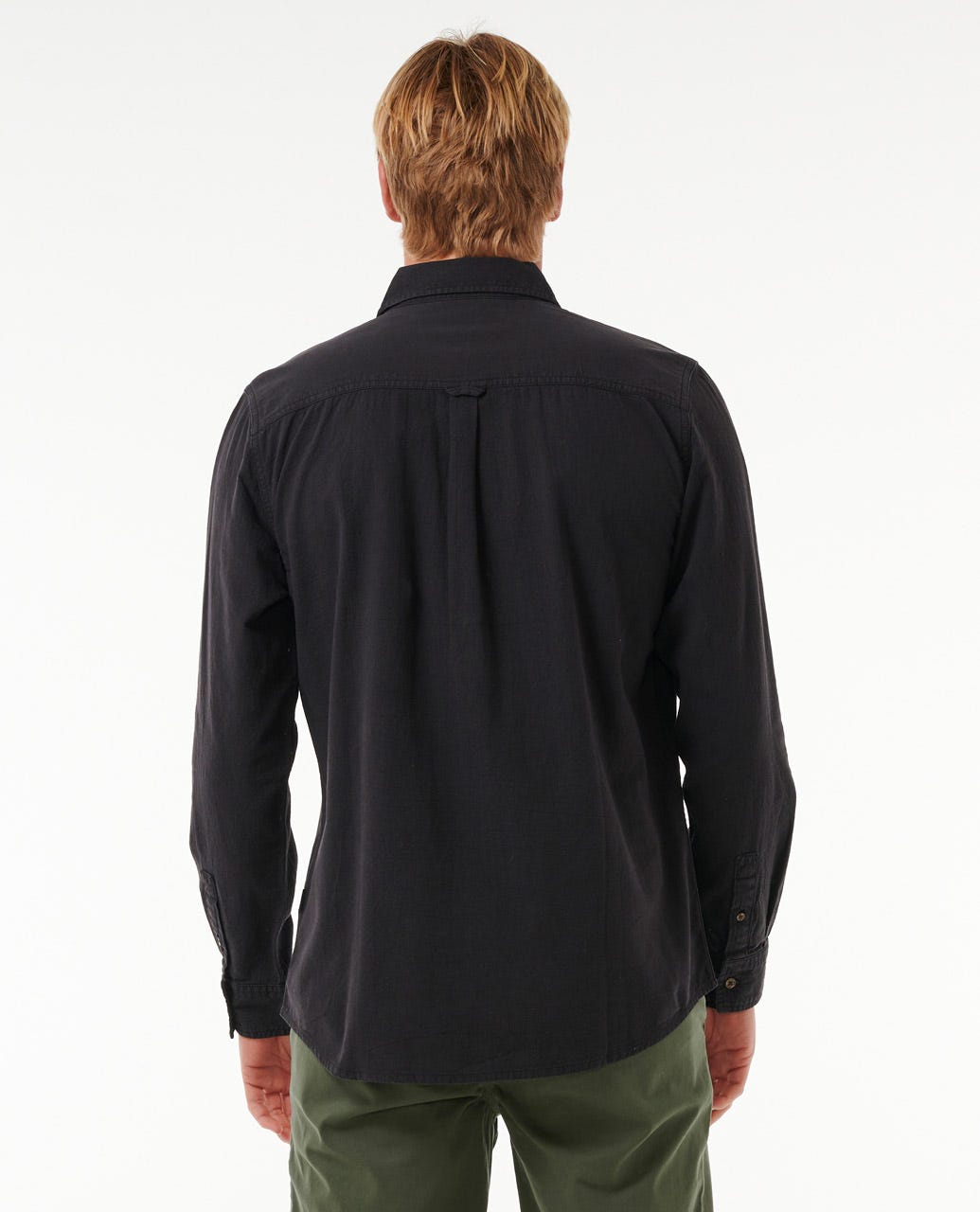 Rip Curl Classic Surf LS Washed Shirt - Black (view 3)