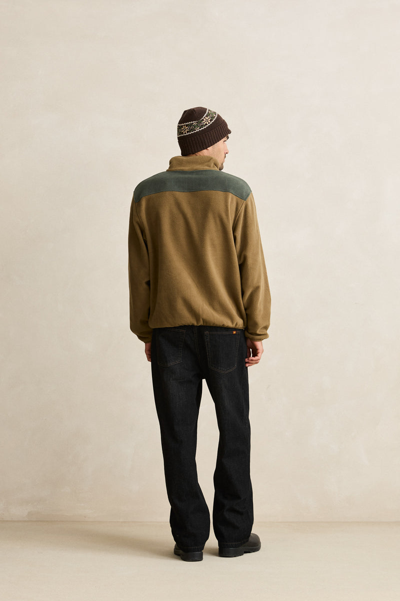 Rhythm Alder Half Zip Pullover - Forest (view 5)