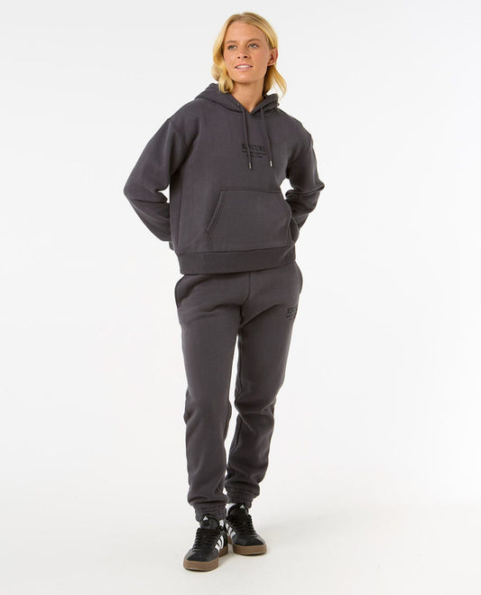 Surf Staple Trackpant - Washed Black