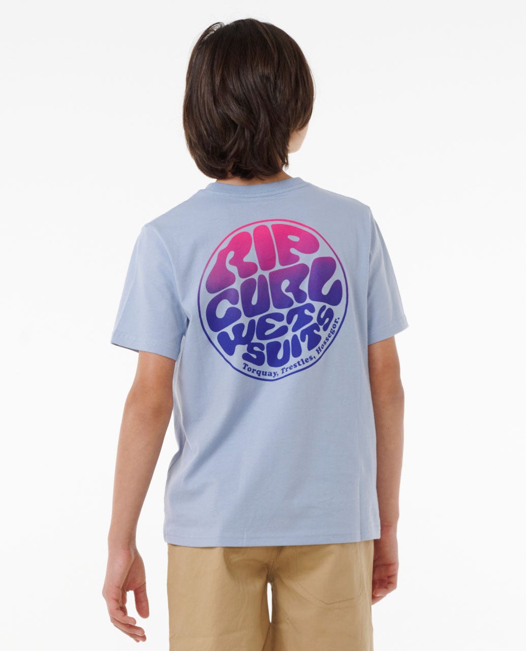 Kids Wetsuit Icon Tee - Spray Blue