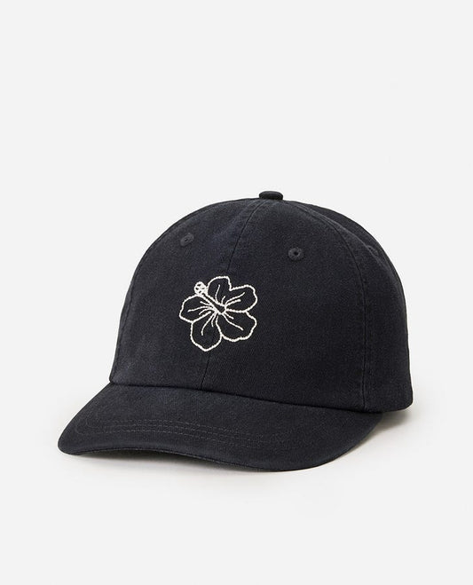 Mixed 6 Panel Cap - Black / White