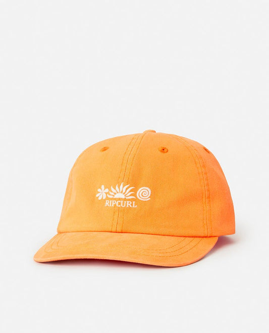 Mixed 6 Panel Cap - Light Orange