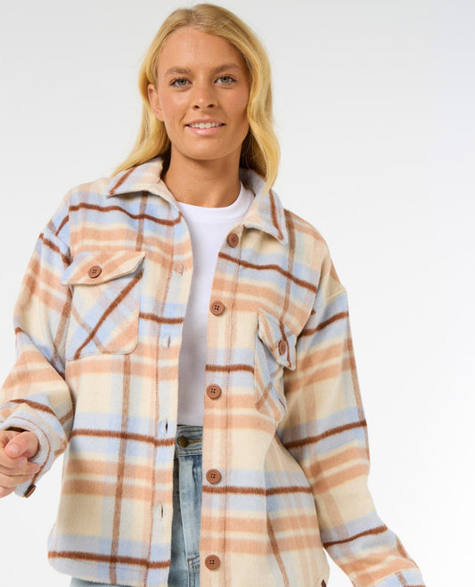 The Search Flannel Shirt - Bone