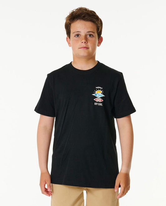 Boys Search Icon Tee - Black