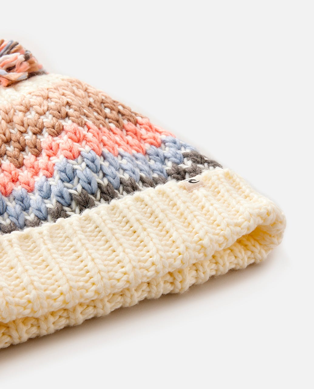 Cosy Reg Pom Pom Beanie - Multico