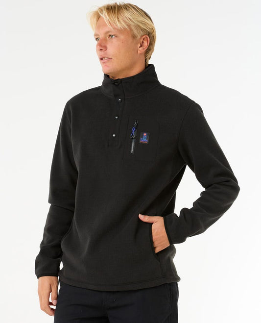 Search Polar Fleece Crew - Black