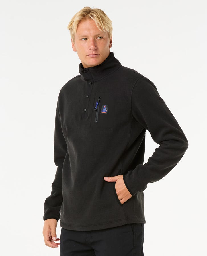 Search Polar Fleece Crew - Black