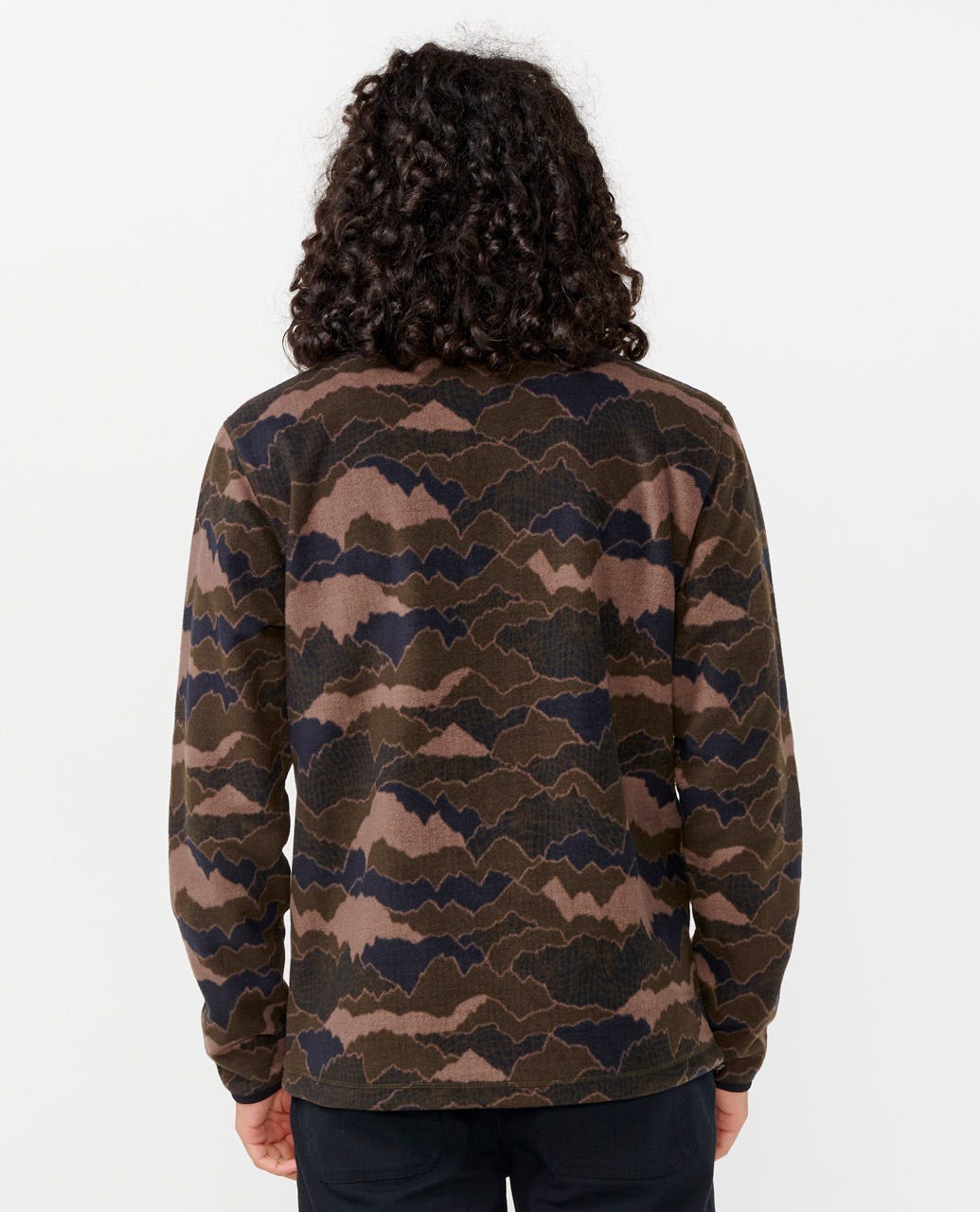 Rip Curl Search Polar Fleece Crew - Camo (view 3)