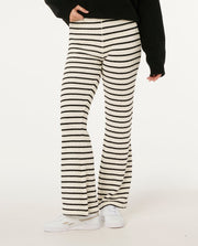 Bobbi Stripe Pant - Black / Off White - Catani Clothing