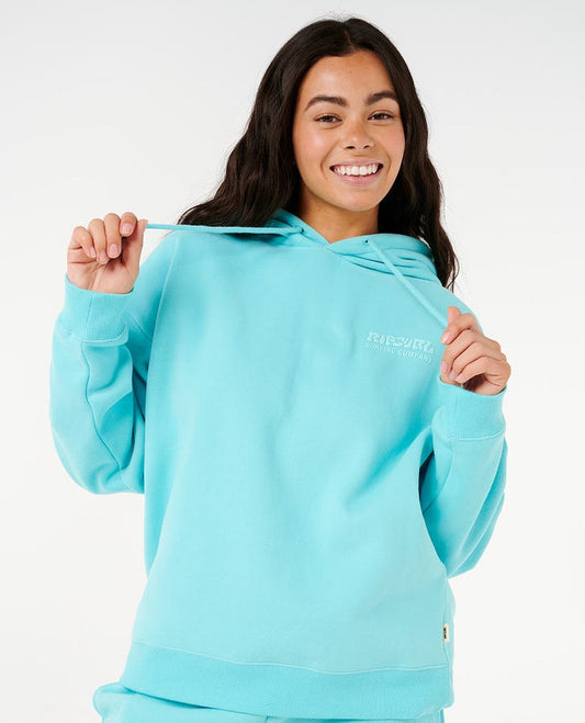 Surf Puff Heritage Hood - Electric Blue