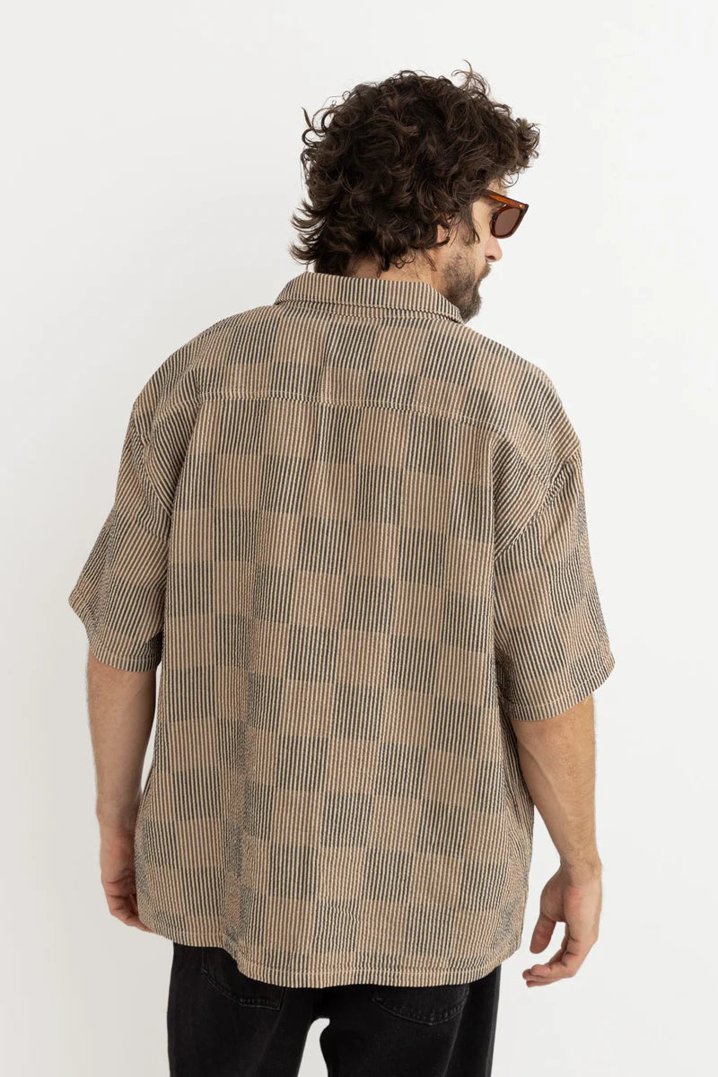 Tanner Check Short Sleeve Shirt - Tobacco