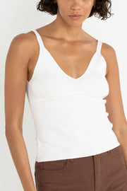 Bailey Knit Tank - Ivory - Catani Clothing