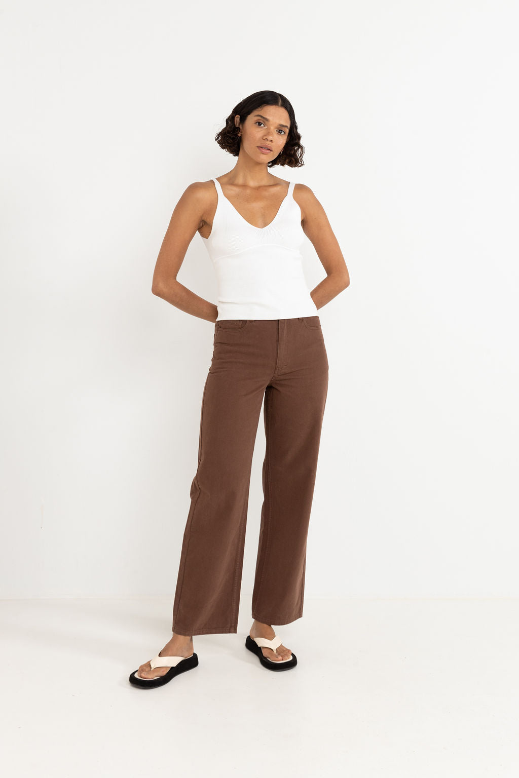 Bailey Knit Tank - Ivory