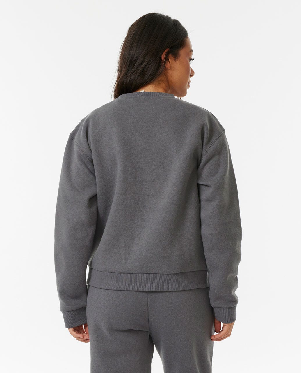 Surf Staple Relaxed Crew - Charcoal Grey