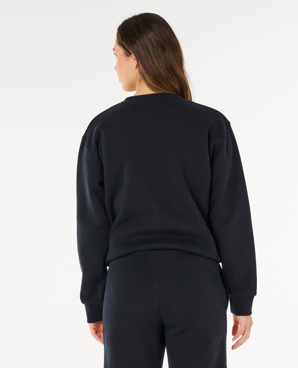 Rip Curl Surf Staple Relaxed Crew - Black (view 5)