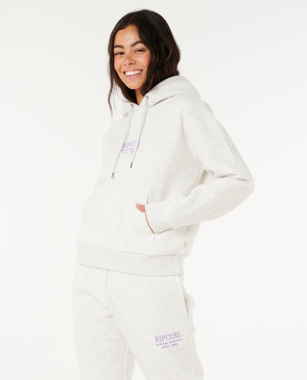 Rip Curl Surf Staple Relaxed Hood - Sports Marle (view 4)