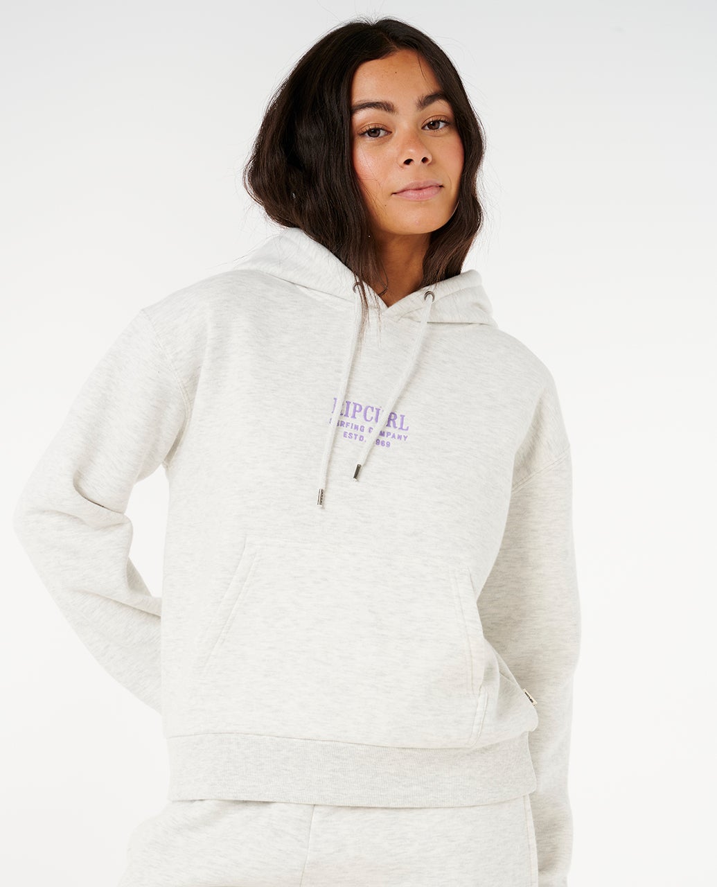 Rip Curl Surf Staple Relaxed Hood - Sports Marle (view 6)