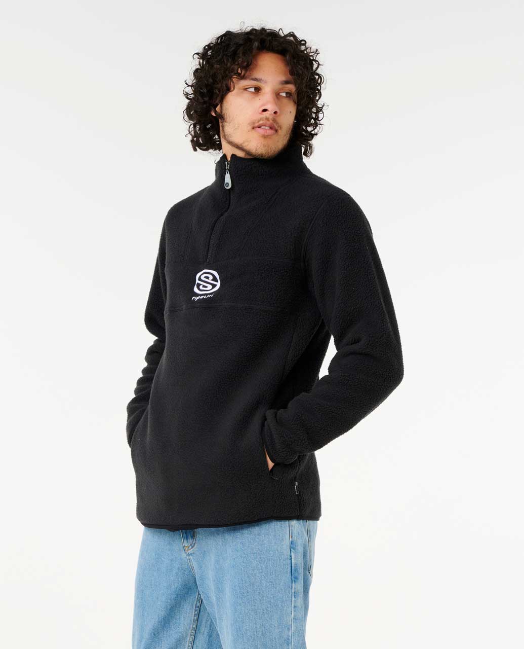 Rip Curl Bells Polar Fleece - Black (view 3)