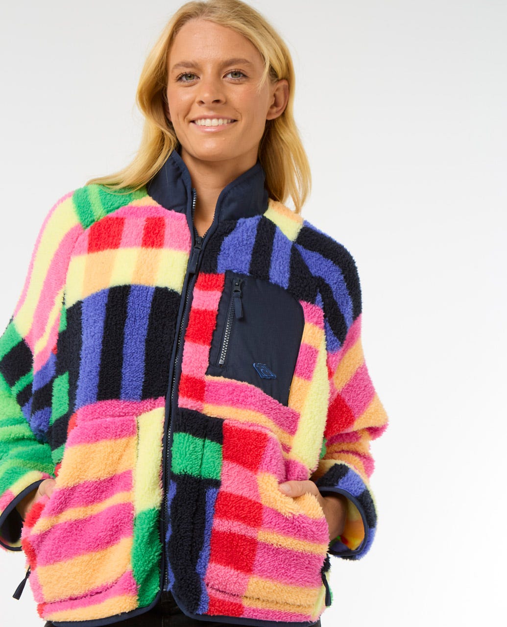 Las Dalias Polar Fleece - Multi