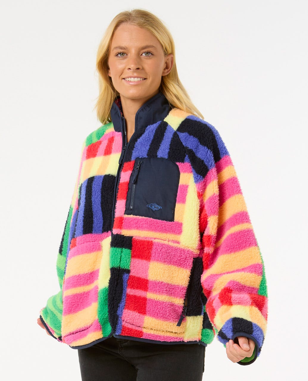 Las Dalias Polar Fleece - Multi